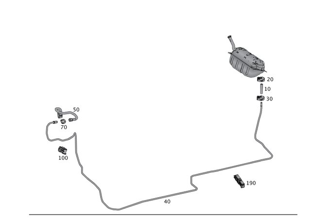 1724700275 - : Fuel Hose for Mercedes-Benz Image