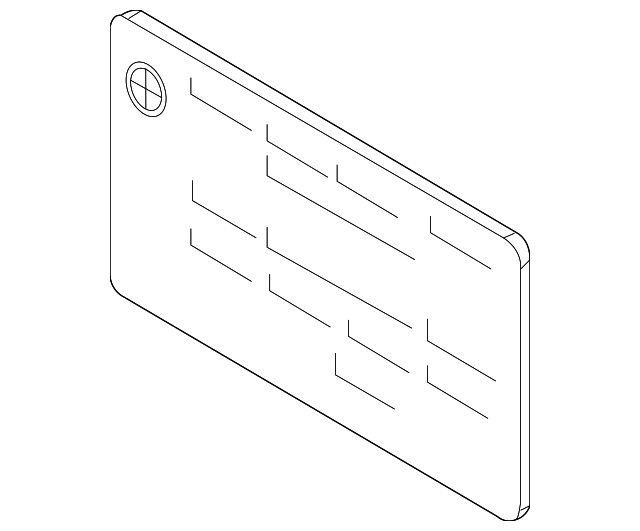 Emission Label - BMW (71227842237)