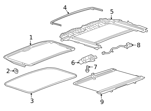Sunroof for 2020 GMC Acadia #0
