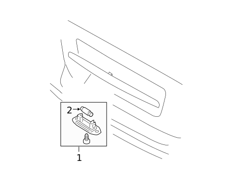 License Lamps for 2010 Volvo S40 #0