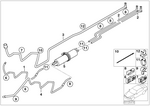 16127177206 - Fuel Supply: Fuel Supply Line Front for BMW Image