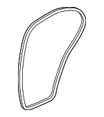 5C6867913J9B9 - Body: Weatherstrip for Volkswagen Image