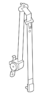 ZV70XT1AB - Electrical: Retractor Assembly for Chrysler: Town &amp; Country | Dodge: Grand Caravan Image