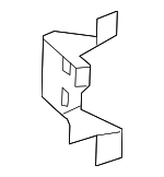 41007488123 - Body: Aperture Panel Bracket for BMW: 330e, 330e xDrive, 330i, 330i xDrive, 430i, 430i Gran Coupe, 430i xDrive, 430i xDrive Gran Coupe, i4, M3, M340i, M340i xDrive, M4, M440i, M440i Gran Coupe, M440i xDrive, M440i xDrive Gran Coupe, X1 Image