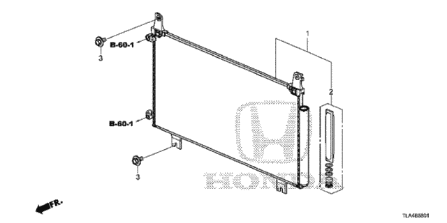 A/C Condenser (2.4L) for 2019 Honda CR-V #0