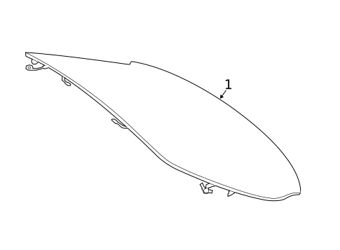 Glass & Hardware - Back for 2021 Mercedes-Benz S63 AMG #0