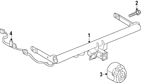 Trailer Hitch Components for 2024 Volkswagen Atlas #0