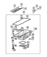 68374054AB - Engine: Oil Pick Up Tube O Ring for Mopar Image
