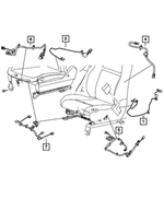 68101110AA - Electrical: Side Air Bag Wiring for Dodge: Durango | Jeep: Grand Cherokee Image
