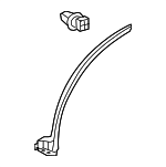 758730E040 - Body: Seal Strip for Lexus: RX350, RX350L, RX450h, RX450hL Image