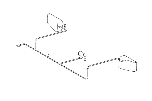 1075400710 - Electrical System: Electrical Wiring Harness for Mercedes-Benz Image image