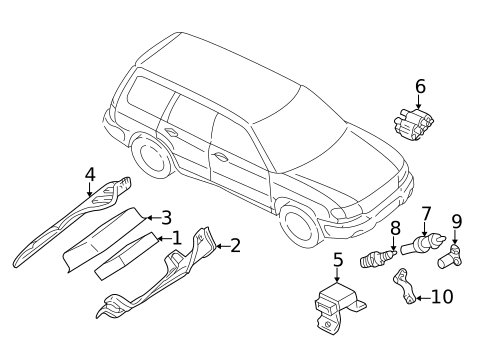Secondary Ignition for 1998 Subaru Forester #0
