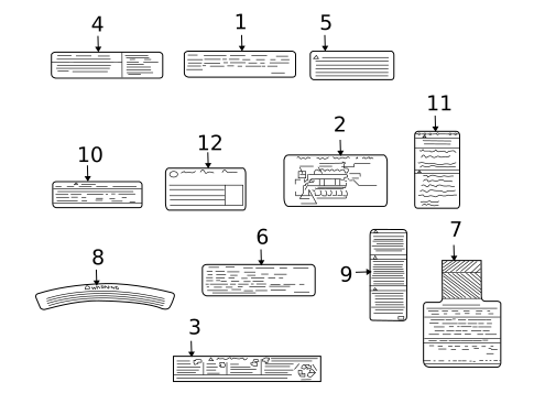 Labels for 2007 Mitsubishi Outlander #0