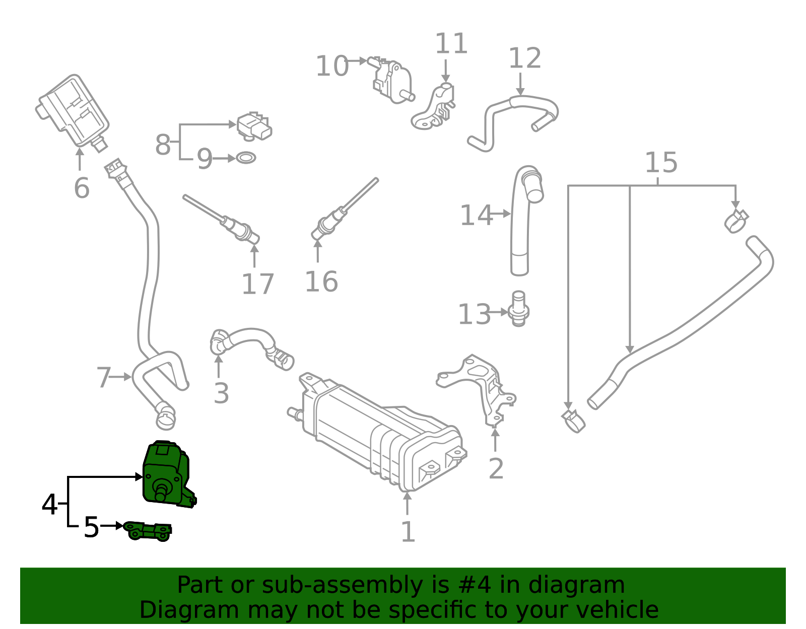 2018-2025 Subaru Emission Check Valve 42084FL231 | Subaru Parts Store