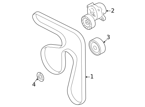 Belts & Pulleys for 2025 Subaru Impreza #0