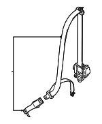 8490180830BHE - Electrical: Front Belt Assembly for Suzuki Image