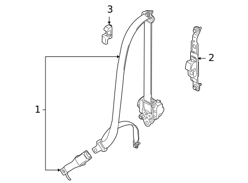 Front Seat Belts for 2011 Suzuki SX4 #0