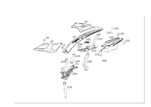 Water Baffle with Intake Shell for 2017 Mercedes-Benz S63 AMG #0
