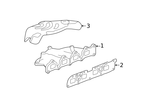 Exhaust Manifold for 2016 Chevrolet Equinox #0