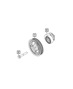 68440345AA - Cooling: Crankshaft Damper for Mopar Image