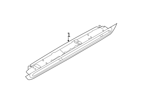 High Mounted Stop Lamp for 2014 BMW X3 #0
