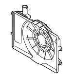25350J3140 - Cooling System: Fan Shroud for Kia: Seltos, Soul Image