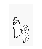 8W0698151BE - Brakes: Brake Pads for Audi: A6 Quattro, A7 Sportback, A8 Quattro, Q5, Q5 PHEV, S6, S8 Image