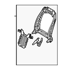 88310R0ZB0 - Body: Seat Back Frame for Kia Image