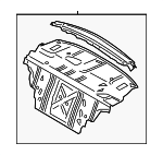 41347204092 - : Partition Panel for BMW: 740i, 740Ld xDrive, 740Li, 740Li xDrive, 750i, 750i xDrive, 750Li, 750Li xDrive, 760Li, ActiveHybrid 7 Image