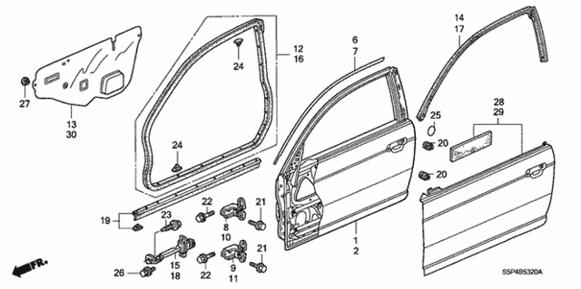 Door Panels for 2002 Honda Civic #0