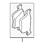 34218855013 - Brakes: Brake Pads for BMW: 228i, 228i xDrive, 230i, 230i xDrive, 320i, 320i xDrive, 328d, 328d xDrive, 328i, 328i GT xDrive, 328i xDrive, 330e, 330i, 330i GT xDrive, 330i xDrive, 335i, 335i xDrive, 340i, 340i xDrive, 428i, 428i Gran Coupe, 428i xDrive, 428i xDrive Gran Coupe, 430i, 430i Gran Coupe, 430i xDrive, 430i xDrive Gran Coupe, ActiveHybrid 3, M2, M235i, M235i xDrive, M240i, M240i xDrive, M3 Image