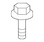 81466165G - Body: Lower Retainer Bolt for Infiniti Image