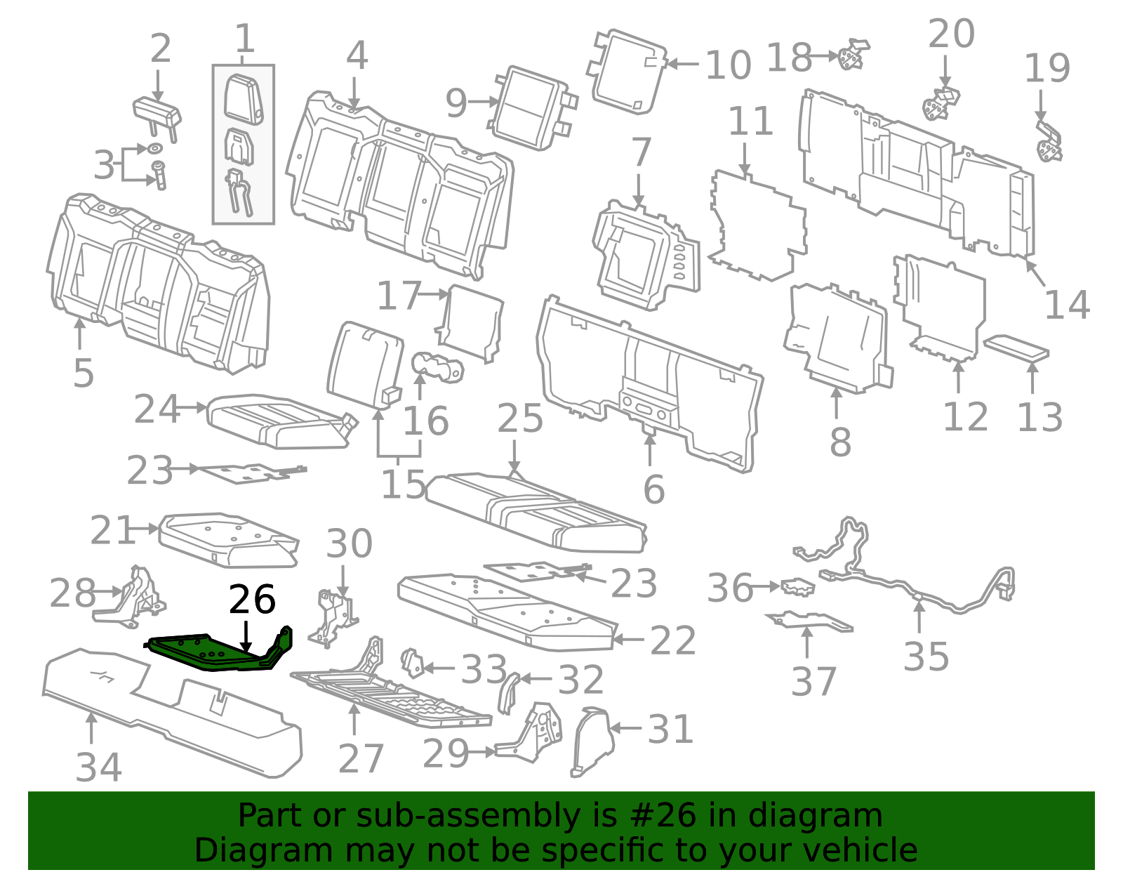 84834193 - High-Quality Cushion Frame for AutoNation Parts