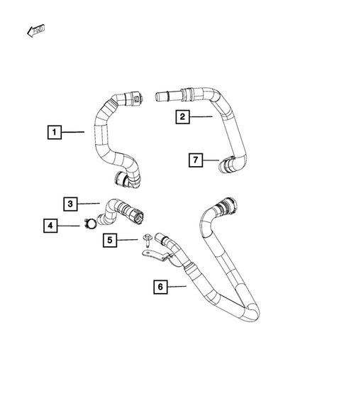 Air Conditioner and Heater Plumbing for 2017 Chrysler 200 #2