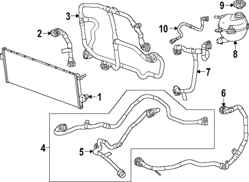 Radiator & Components for 2023 Cadillac LYRIQ #0