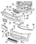 5159125AB - : Air Dam for Jeep: Grand Cherokee Image