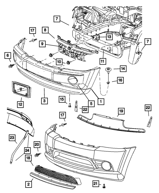 « 5159125AB –  : Prise D`air pour Mopar Image »