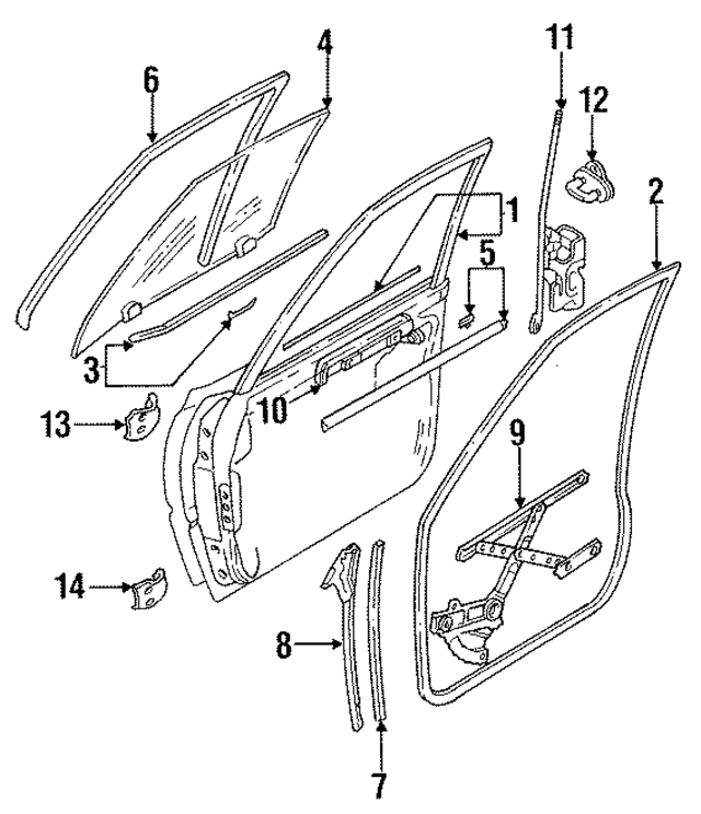8030122A10 - : Glass for Nissan Image