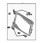 88460AZ027 - : Condenser Assembly for Toyota Image