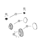 6512499AA - Electrical: Screw, Left Rear Door for Mopar Image