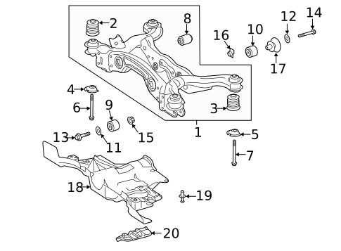 Suspension Components for 2021 Mercedes-Benz CLA250 #3