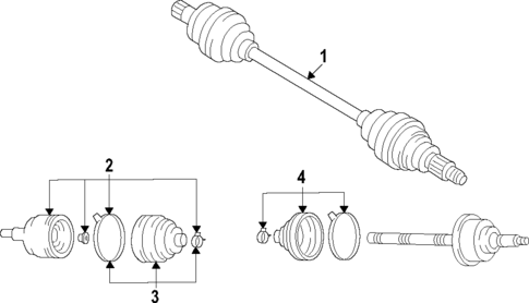 Axle Shafts & Joints for 2025 Mitsubishi Outlander #0
