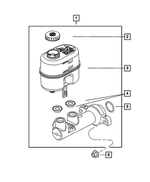 5179926AB - Brakes: Brake Master Cylinder for Mopar Image