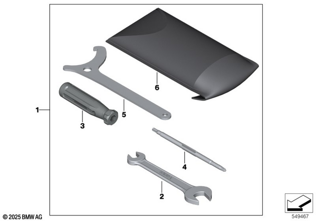 71115A709D8 - : Hook Wrench               for BMW-Motorrad Image