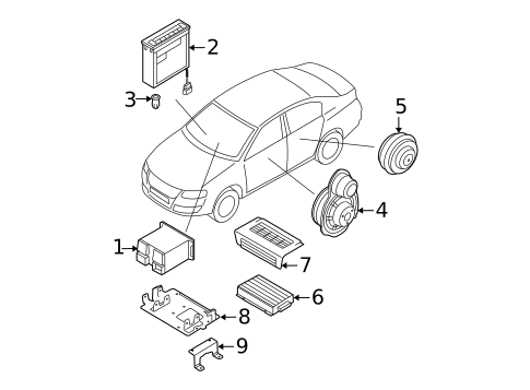Sound System for 2006 Volkswagen Passat #0