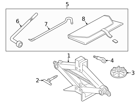 Jack & Components for 2018 Mazda 3 #1