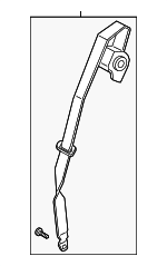 JL1Z16611B68DA - Body: Lap &amp; Shoulder Belt for Ford Image