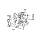 52088452AF - Steering: Power Steering Pressure Hose for Mopar Image