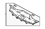 86360J5000 - Body: Sight Shield for Kia: Stinger Image