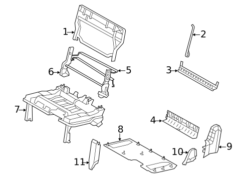 Third Row Seats for 2009 Volkswagen Routan #1
